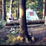 long lake camping trip greg dad  mom 1968