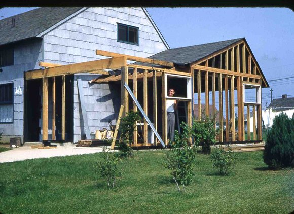 026 Alan Saegar framing house Hicksville 1953026