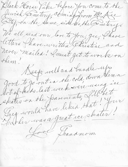 029 letter from grandmom Neill    pg2 029