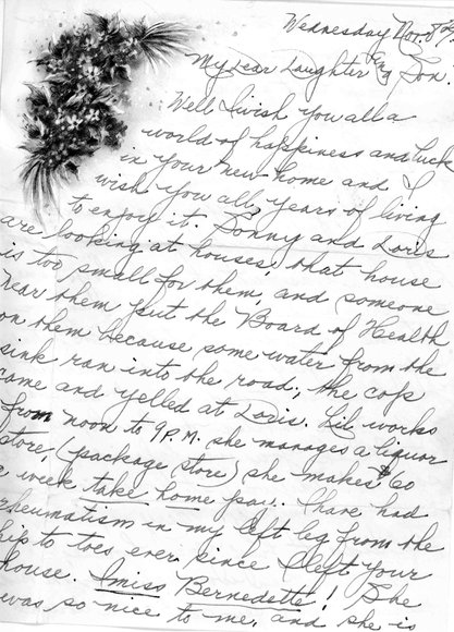 034 letter from grandmom Neill  1963    pg1 034