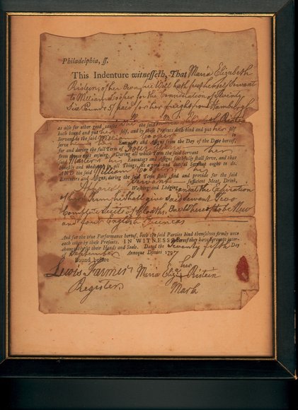 MariaRisteinindenture