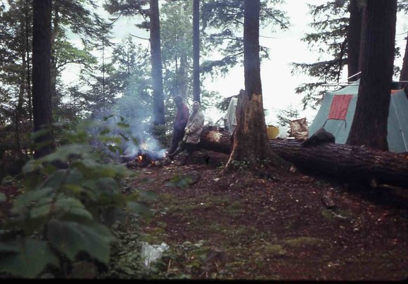 032 1968 long lake camping trip mom dad _amp_ greg032