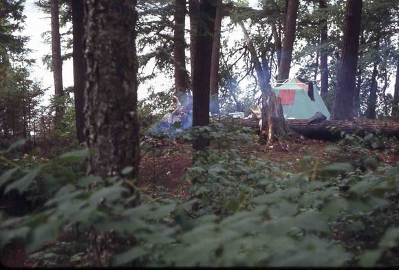 038 1968 long lake camping trip mom dad _amp_ greg038