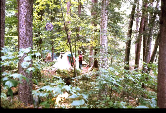 041 1968 long lake camping trip mom dad _amp_ greg041