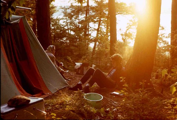 042 1968 long lake camping trip mom dad _amp_ greg042