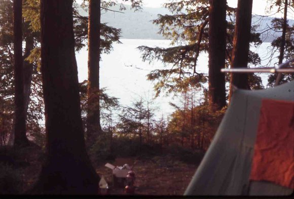 043 1968 long lake camping trip mom dad _amp_ greg043