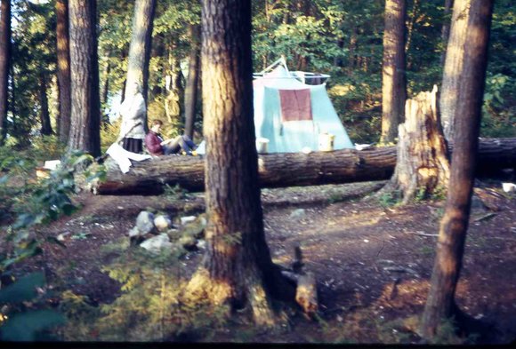 044 1968 long lake camping trip mom dad _amp_ greg044